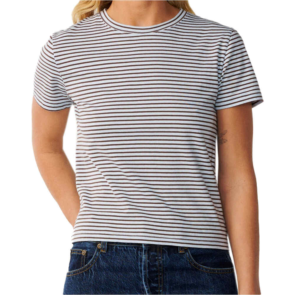Rip Curl camiseta manga corta mujer SG YD STRIPE TEE vista frontal
