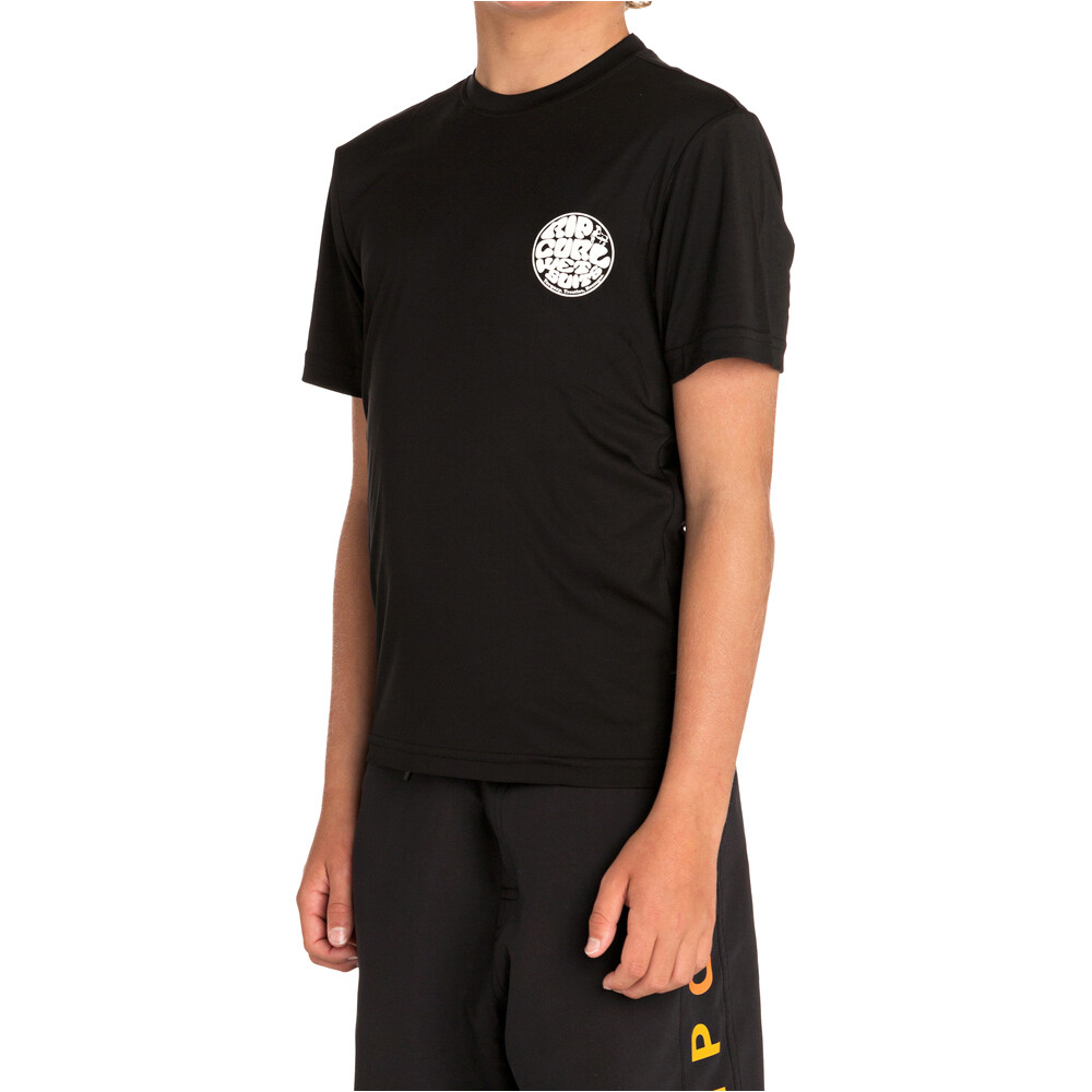 Rip Curl camiseta manga corta niño BOYS SEARCH SURFLITE UVT vista detalle