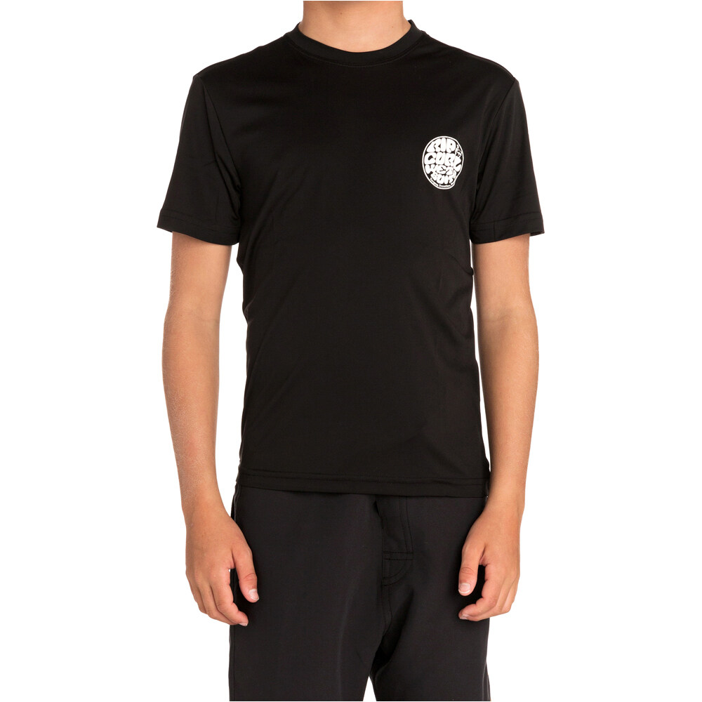 Rip Curl camiseta manga corta niño BOYS SEARCH SURFLITE UVT vista frontal