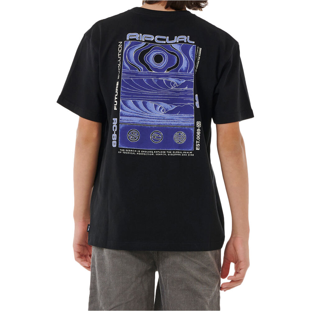 Rip Curl camiseta manga corta niño FUTURE EVOLUTION ART TEE - BOY vista detalle