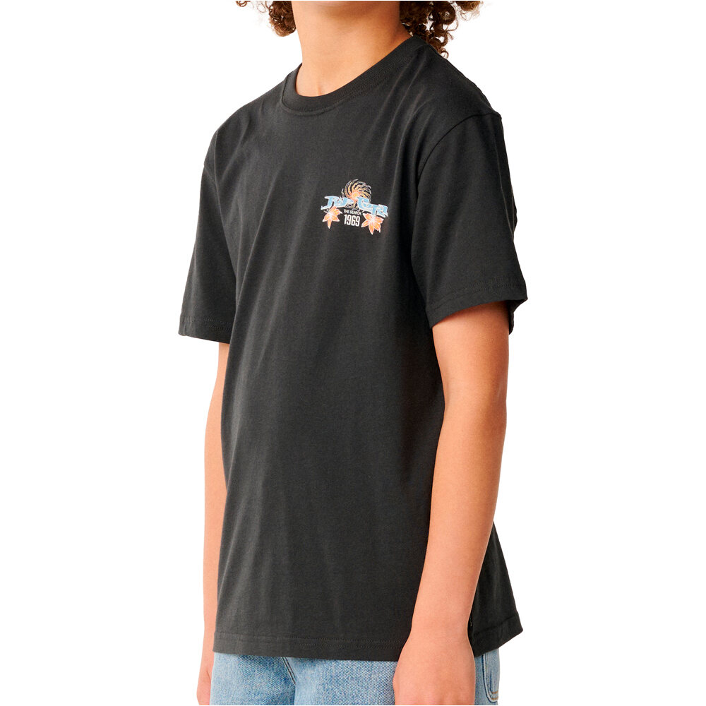 Rip Curl camiseta manga corta niño HAZED & TUBED TEE-BOY vista detalle