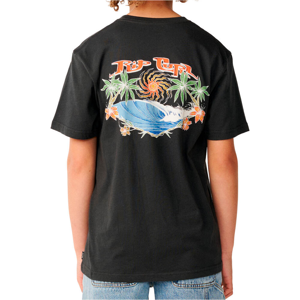 Rip Curl camiseta manga corta niño HAZED & TUBED TEE-BOY vista trasera