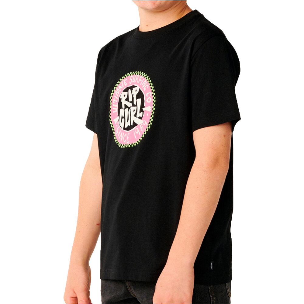 Rip Curl camiseta manga corta niño M_STREAMLINE CIRCLE LOGO TEE-BOY vista detalle