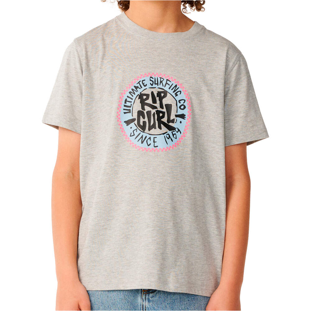 Rip Curl camiseta manga corta niño M_STREAMLINE CIRCLE LOGO TEE-BOY vista frontal