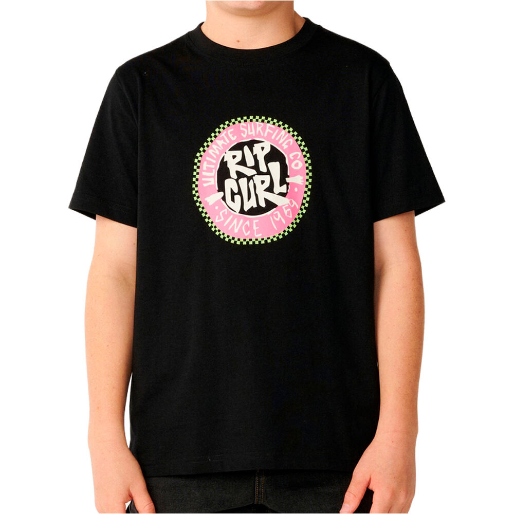 Rip Curl camiseta manga corta niño M_STREAMLINE CIRCLE LOGO TEE-BOY vista frontal