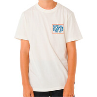 Rip Curl camiseta manga corta niño PACIFIC RINSE SUNRISE TEE-BOY vista frontal