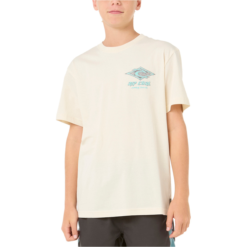 Rip Curl camiseta manga corta niño RAW ENERGY DOLPHIN TEE - BOY vista frontal