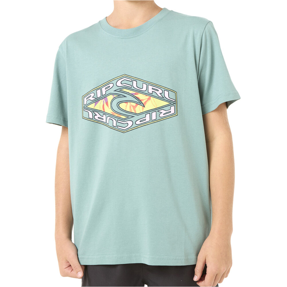Rip Curl camiseta manga corta niño REFILL TEE -BOY vista frontal