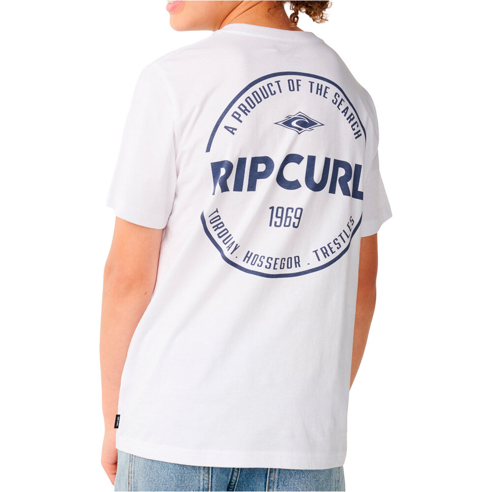 Rip Curl camiseta manga corta niño STAPLE TEE-BOY 04