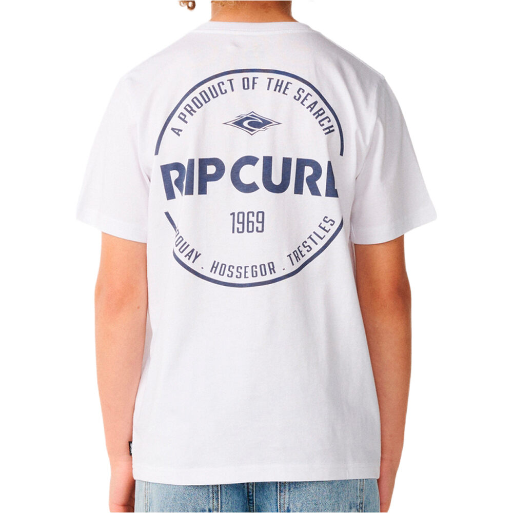 Rip Curl camiseta manga corta niño STAPLE TEE-BOY vista trasera