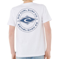 Rip Curl camiseta manga corta niño STAPLER TEE - BOY vista trasera
