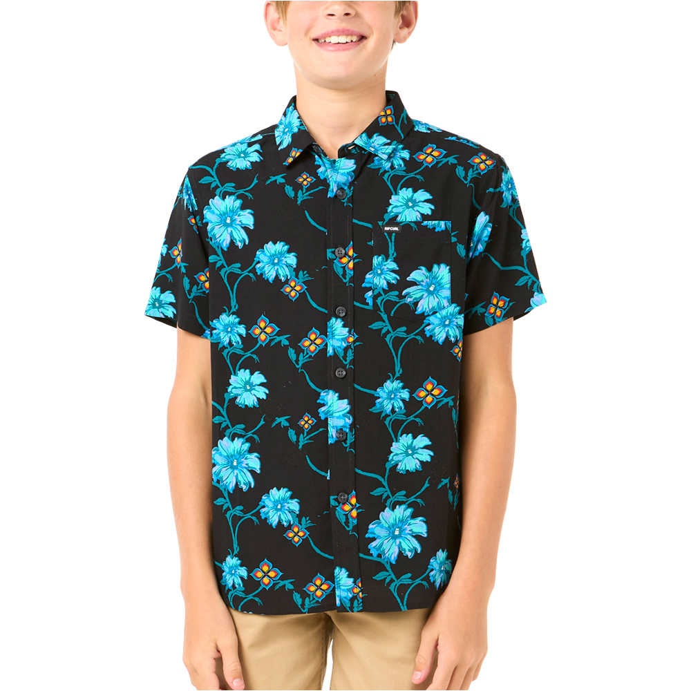 Rip Curl camiseta manga corta niño SURF REVIVAL S/S SHIRT-BOY vista frontal