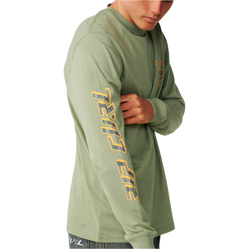 Rip Curl camiseta manga larga hombre FADE OUT ICON L/S TEE vista detalle