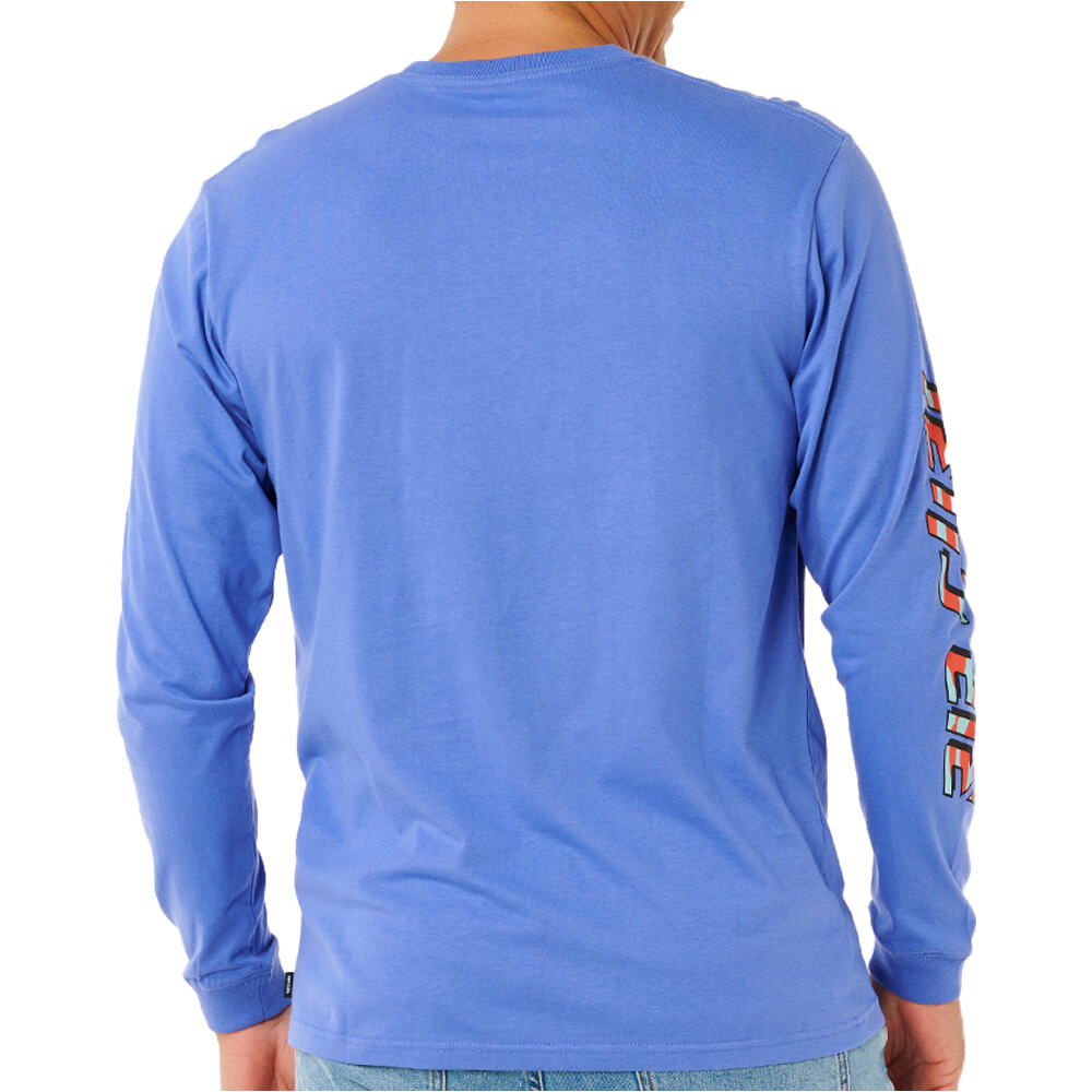 Rip Curl camiseta manga larga hombre FADE OUT ICON L/S TEE vista frontal