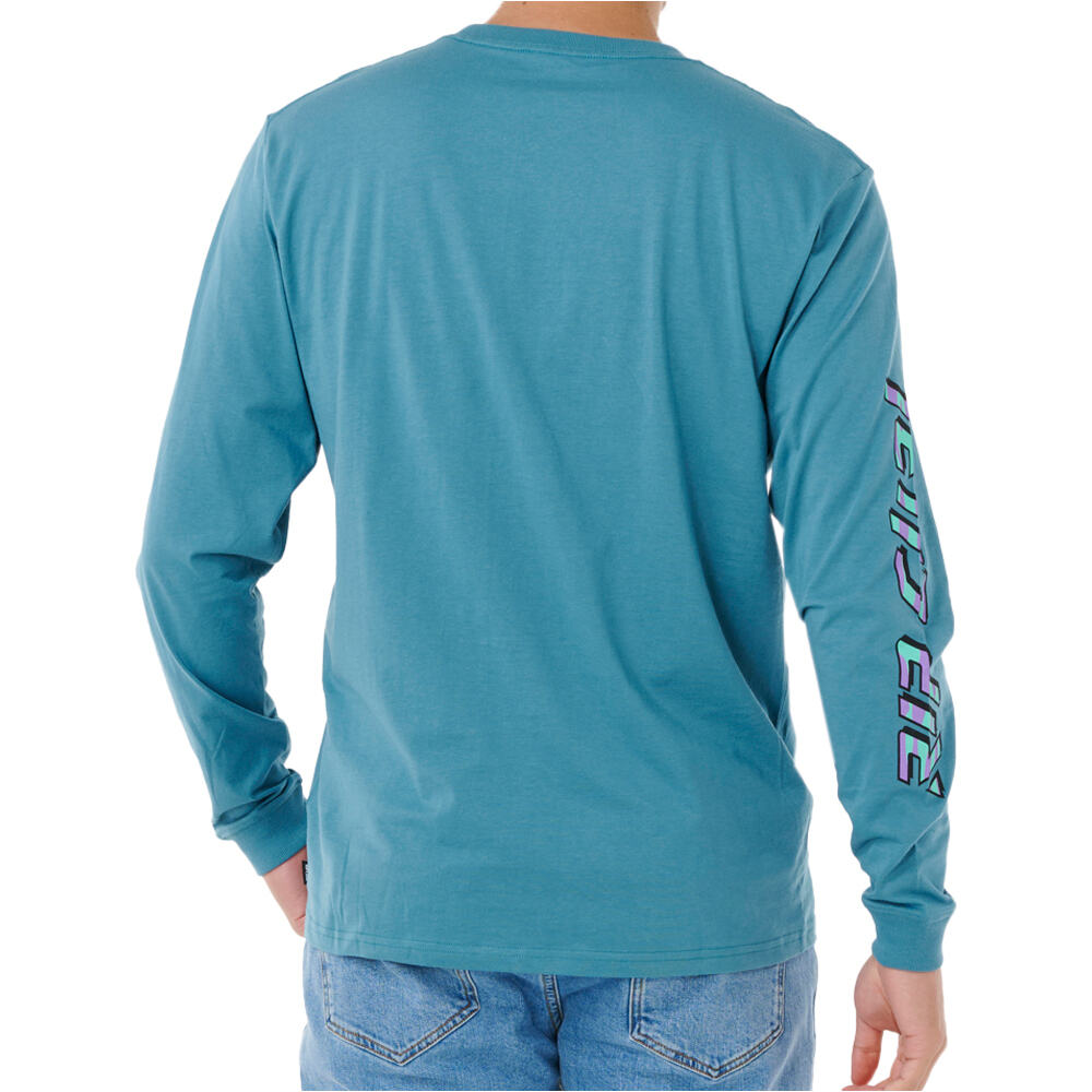 Rip Curl camiseta manga larga hombre FADE OUT ICON L/S TEE vista trasera