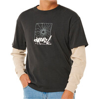 Rip Curl camiseta manga larga hombre INNER VISIONS SMASHED L/S TEE vista frontal