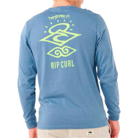 Rip Curl camiseta manga larga hombre SEARCH ICON L/S TEE vista trasera