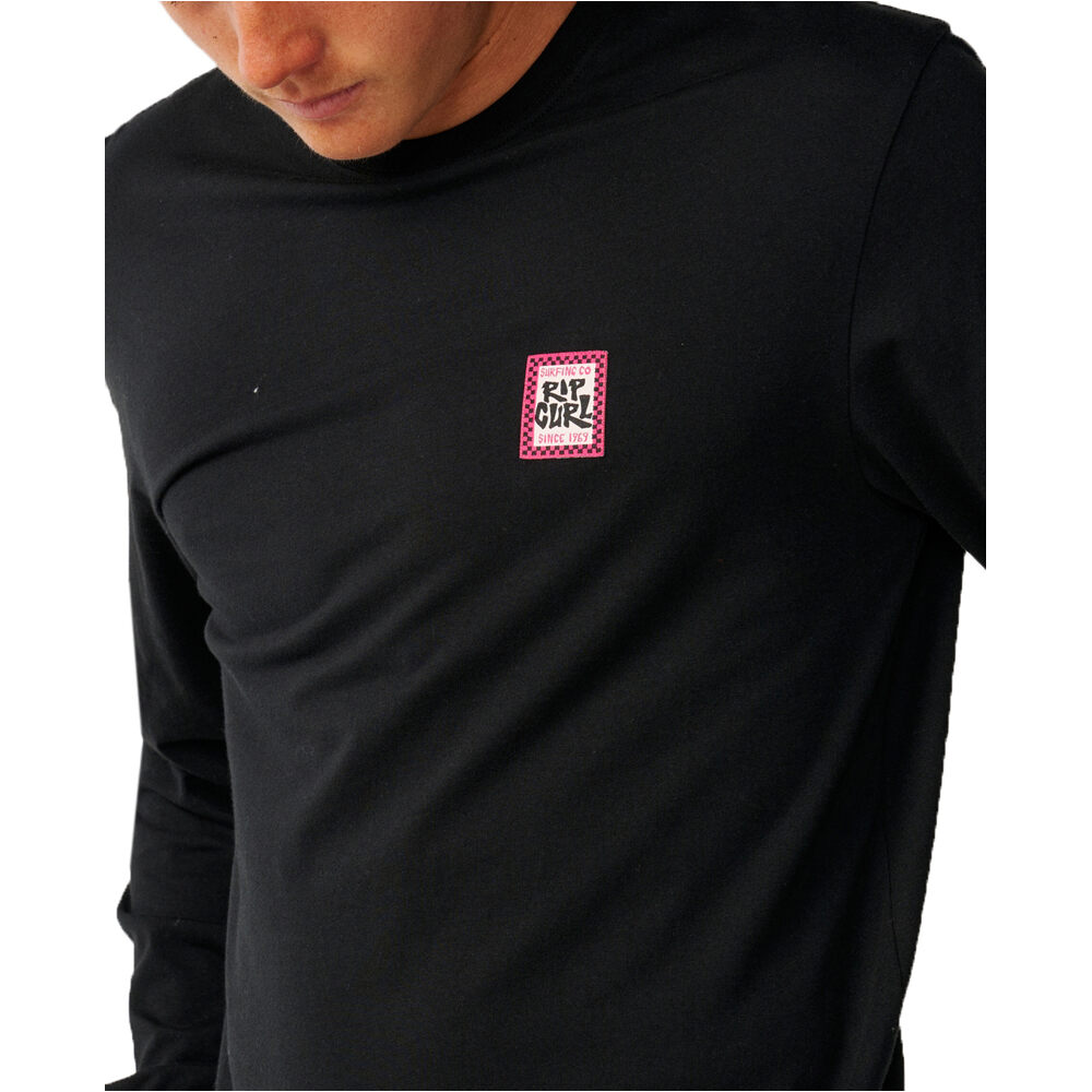 Rip Curl camiseta manga larga hombre STREAMLINE BADGE LS TEE vista detalle