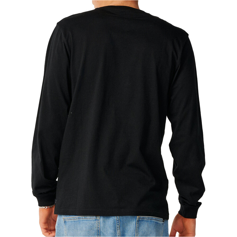 Rip Curl camiseta manga larga hombre STREAMLINE BADGE LS TEE vista trasera