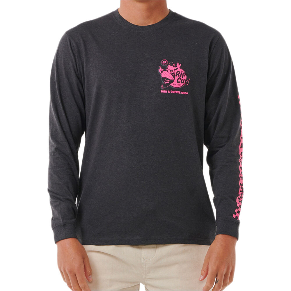 Rip Curl camiseta manga larga hombre SURFER DUDE LS TEE vista frontal
