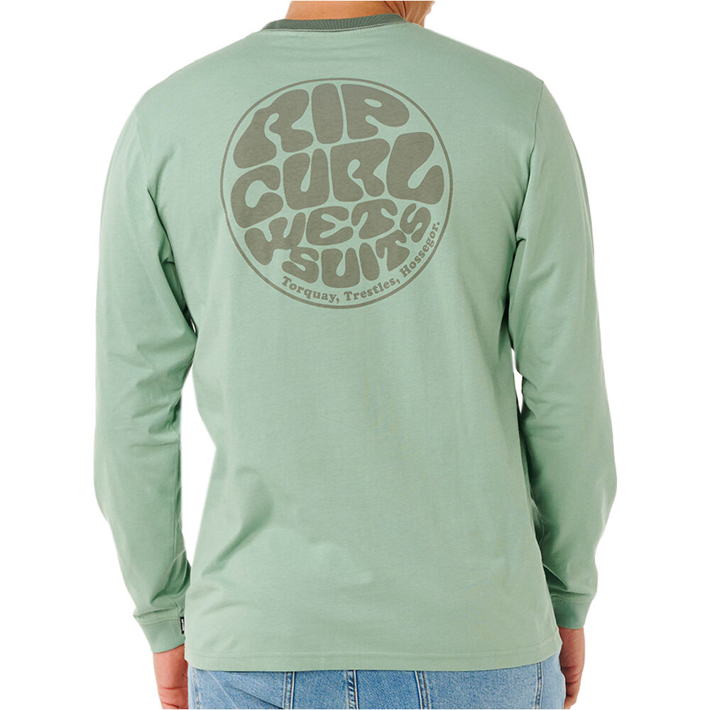 Rip Curl camiseta manga larga hombre WETSUIT ICON L/S vista frontal