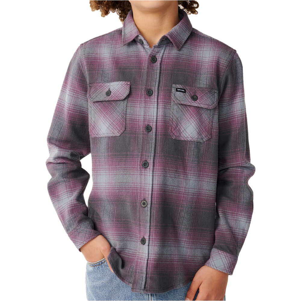 Rip Curl camiseta manga larga niño COUNT FLANNEL SHIRT -BOY 03