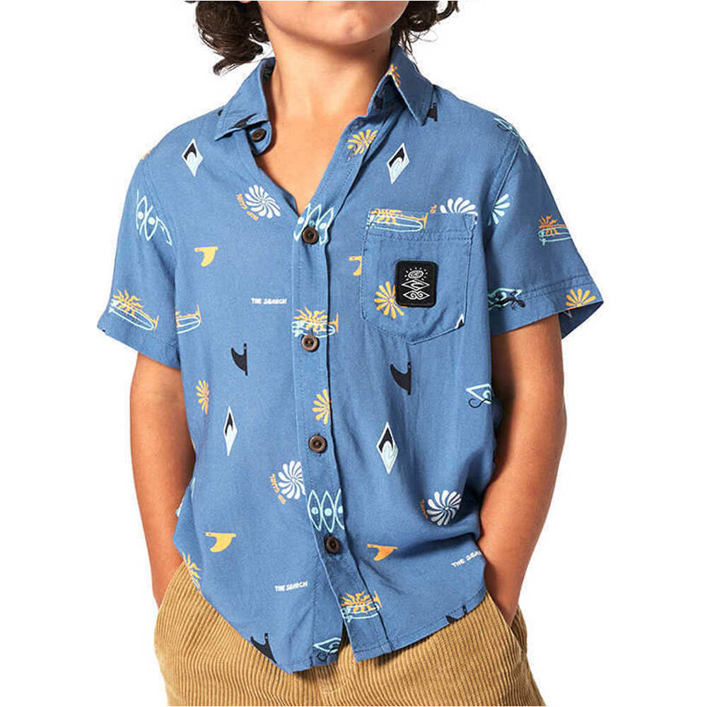 Rip Curl camiseta manga larga niño GROM ENERGY SHIRT - BOY vista frontal