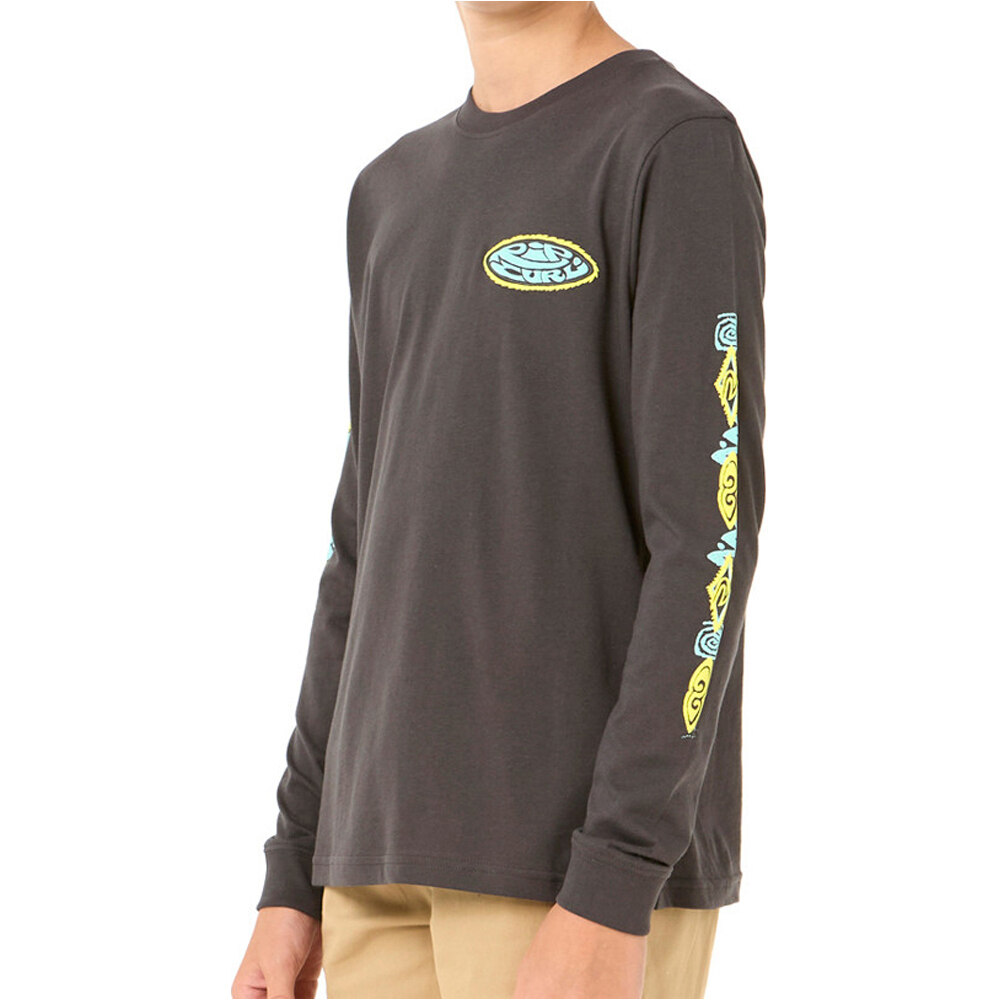Rip Curl camiseta manga larga niño RAW ENERGY LS TEE - BOY vista detalle