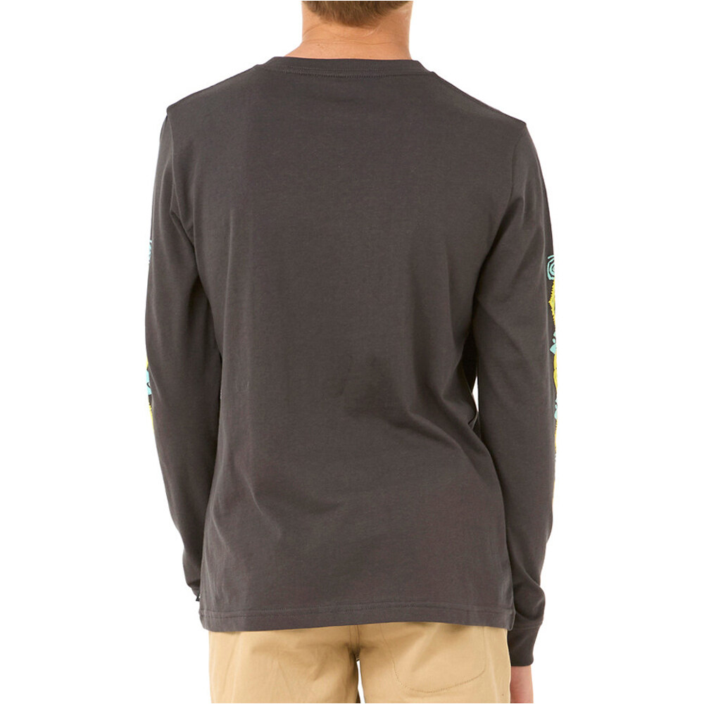 Rip Curl camiseta manga larga niño RAW ENERGY LS TEE - BOY vista trasera