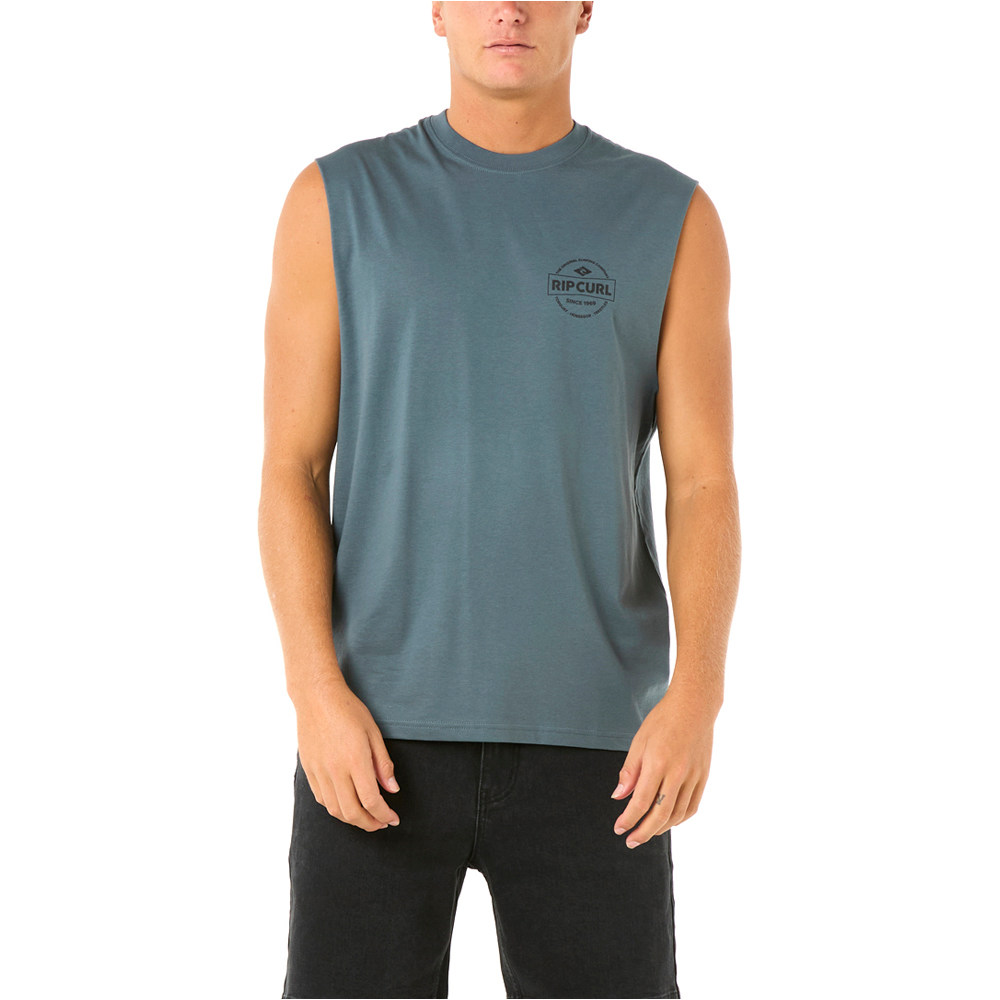 Rip Curl camiseta tirantes hombre STAPLER MUSCLE vista frontal