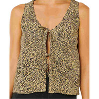 Rip Curl camiseta tirantes mujer ANIMAL INSTINCTS TIE FRONT TOP vista detalle