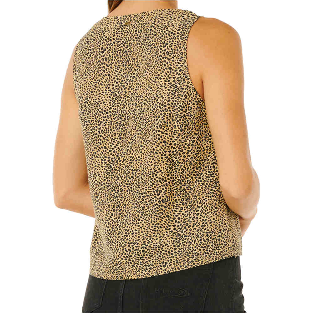Rip Curl camiseta tirantes mujer ANIMAL INSTINCTS TIE FRONT TOP vista trasera