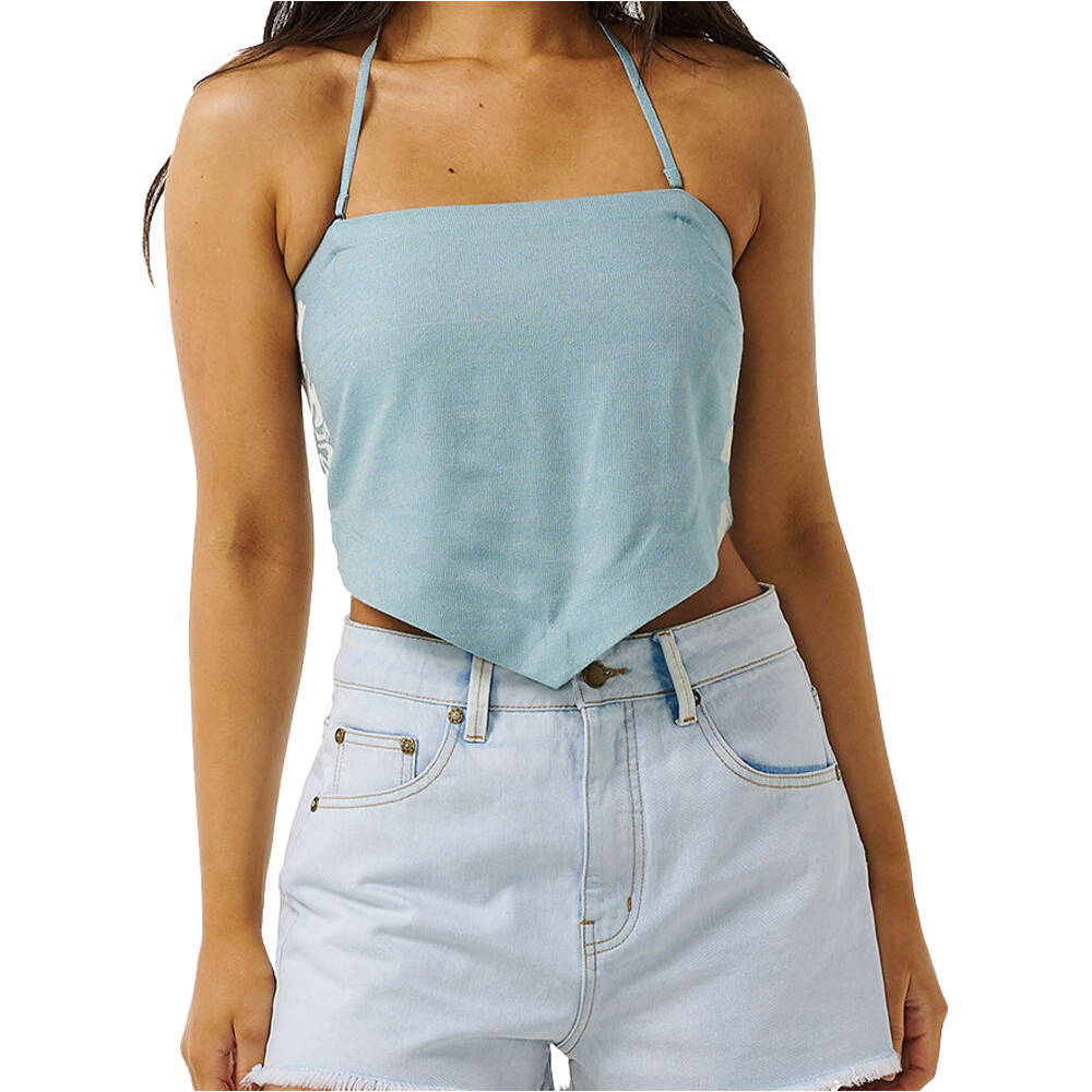 Rip Curl camiseta tirantes mujer HIBISCUS HEAT HALTER NECK TOP vista frontal