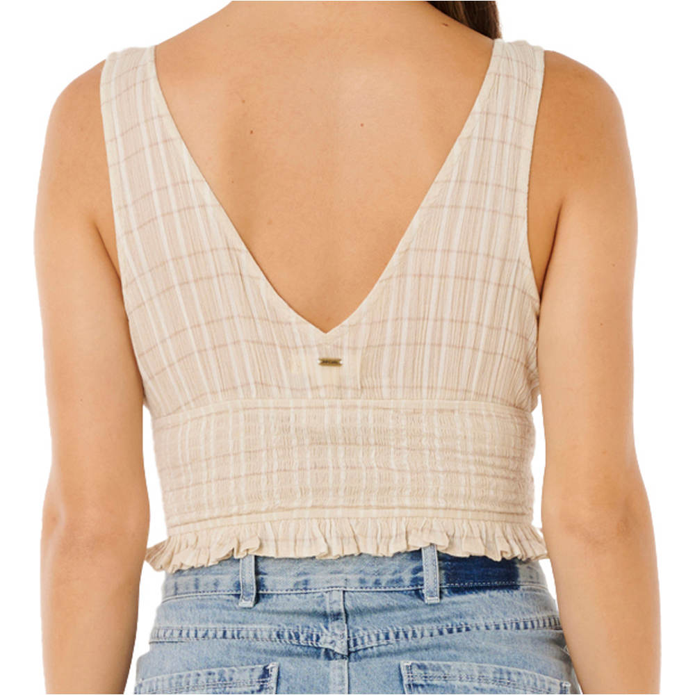 Rip Curl camiseta tirantes mujer PARADISE CHECK TOP vista trasera