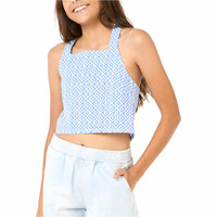 Rip Curl camiseta tirantes niña BLISSY WOVEN TOP -GIRL vista frontal