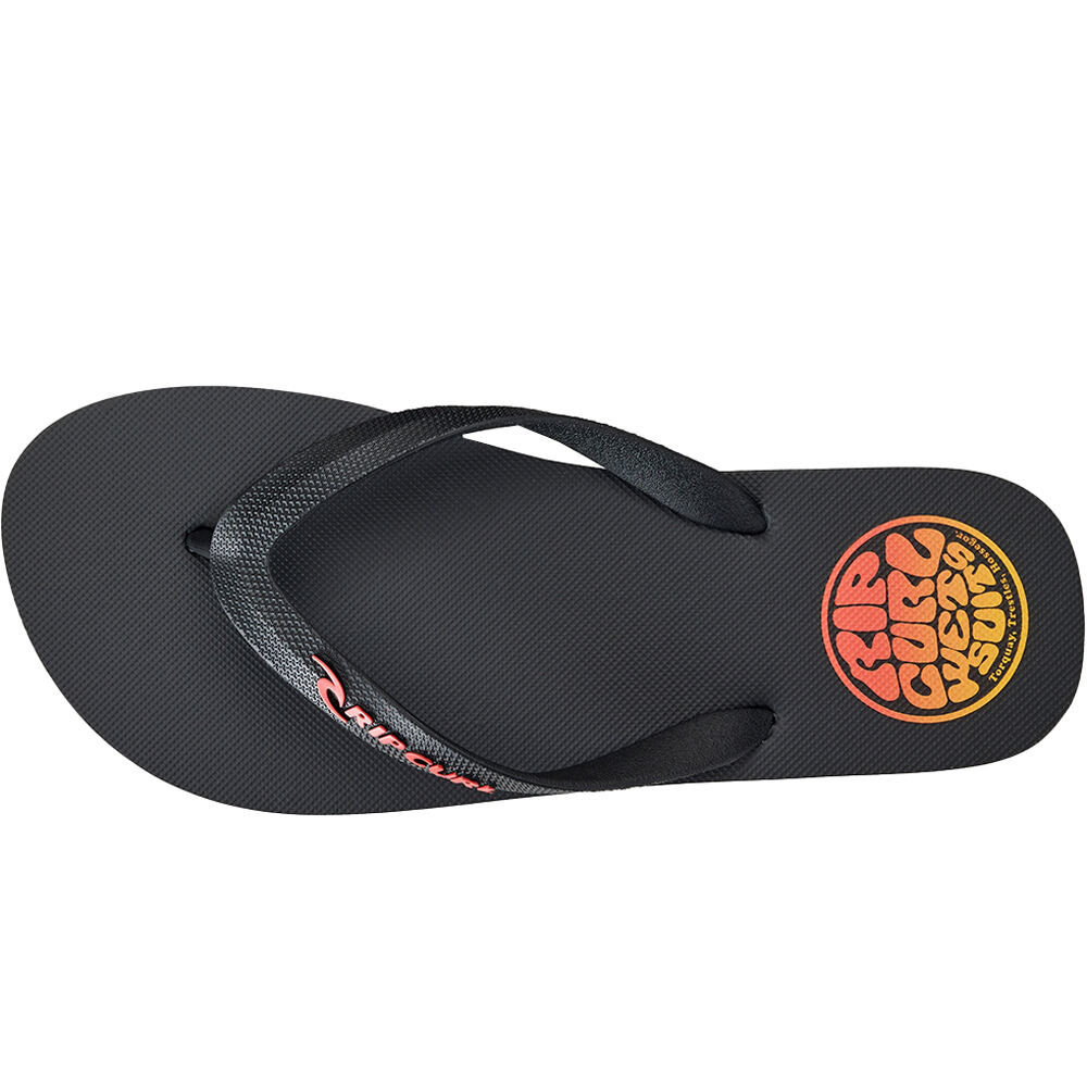 Rip Curl chanclas hombre ICONS OF SURF BLOOM OPEN TOE vista superior