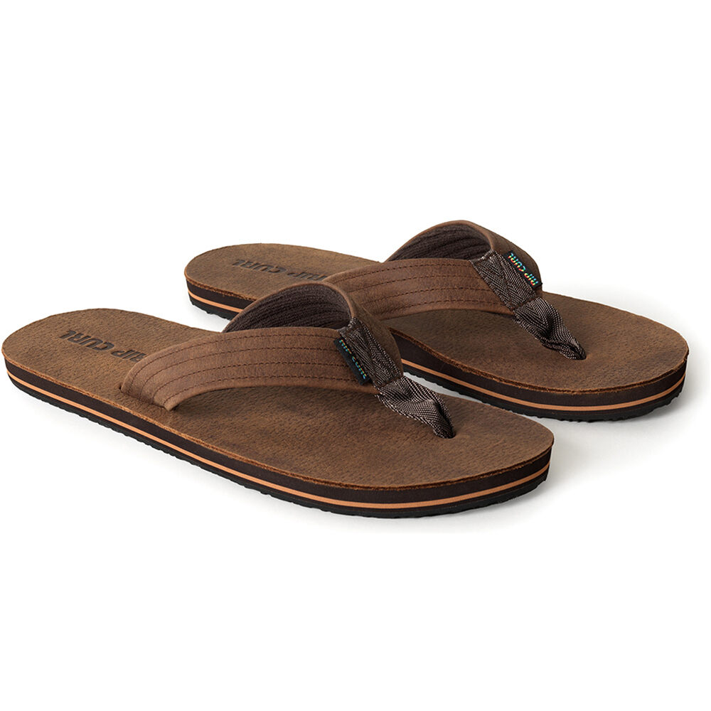 Rip Curl chanclas hombre REVIVAL LEATHER OPEN TOE lateral interior