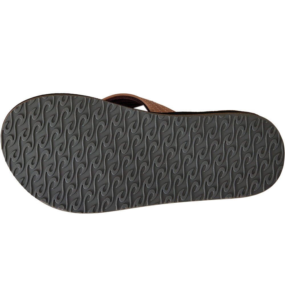 Rip Curl chanclas hombre SURF REVIVAL LEATHER OPEN TOE vista trasera