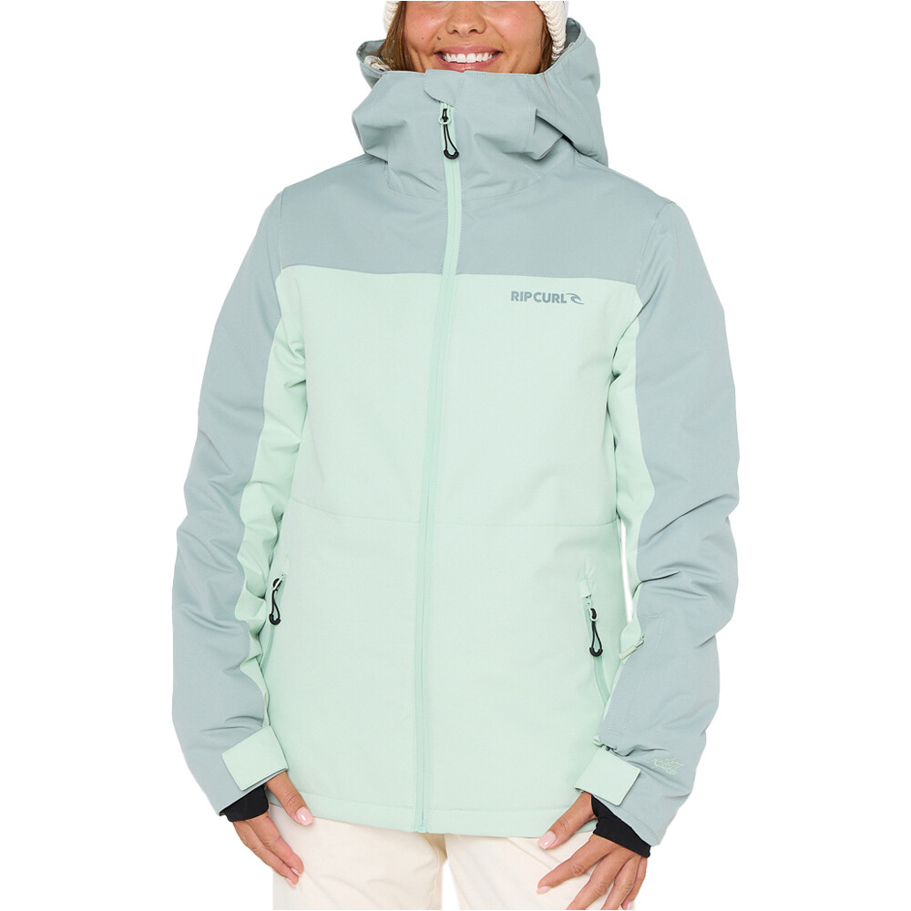 Rip Curl chaqueta esquí mujer ANTI SERIES COL BL JKT10K/10K vista frontal