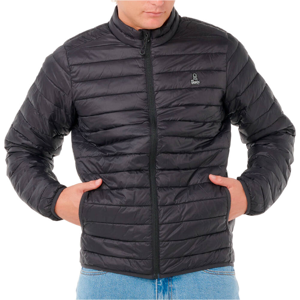 Rip Curl chaquetas hombre ANTI SERIES SEARCH PUFFER CREW vista frontal