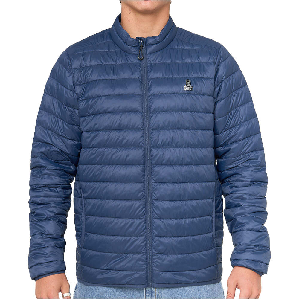 Rip Curl chaquetas hombre ANTI SERIES SEARCH PUFFER CREW vista frontal