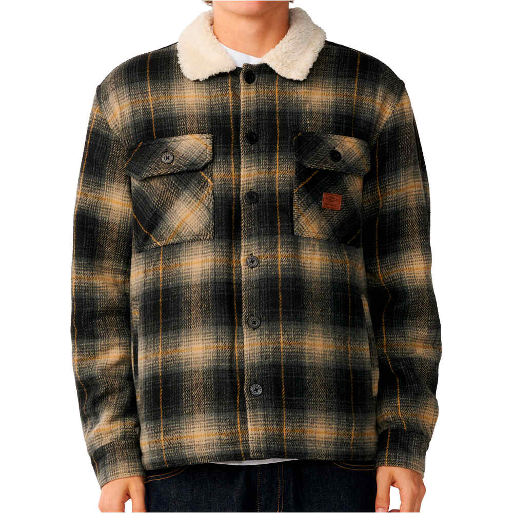 Rip Curl chaquetas hombre CLASSIC SURF BELLS SHERPA JKT vista frontal