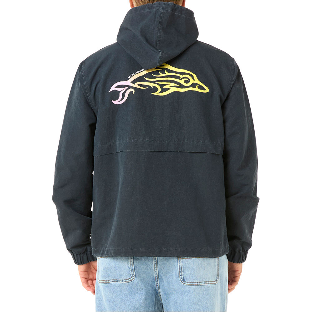 Rip Curl chaquetas hombre RAW ENERGY DOLPHIN LOVE JACKET vista trasera