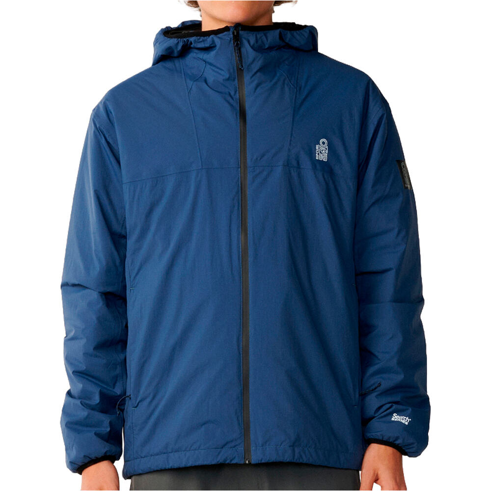 Rip Curl chaquetas hombre S-SERIES PACKABLE PUFFERJACKET vista frontal