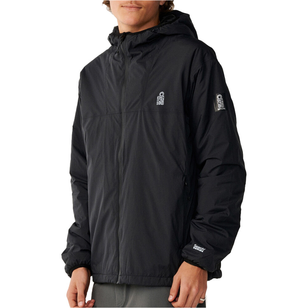 Rip Curl chaquetas hombre S-SERIES PACKABLE PUFFERJACKET vista frontal