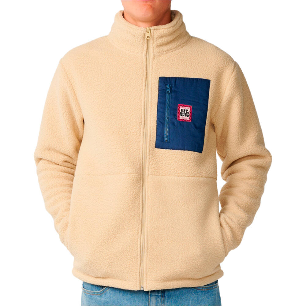Rip Curl chaquetas hombre STREAMLINE BIG BEAR POLAR vista frontal