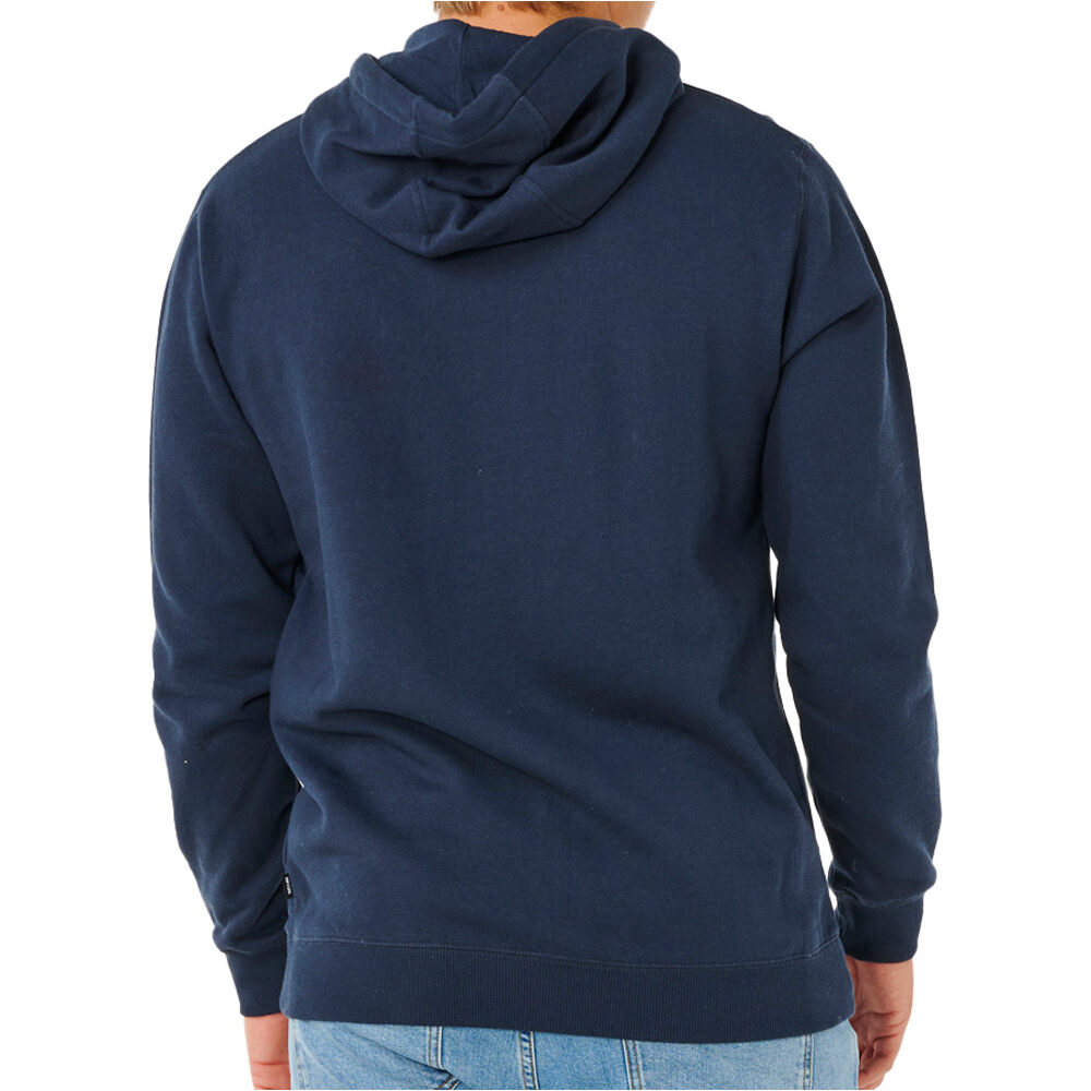 Rip Curl chaquetas hombre STREAMLINE ZIP THRU vista trasera