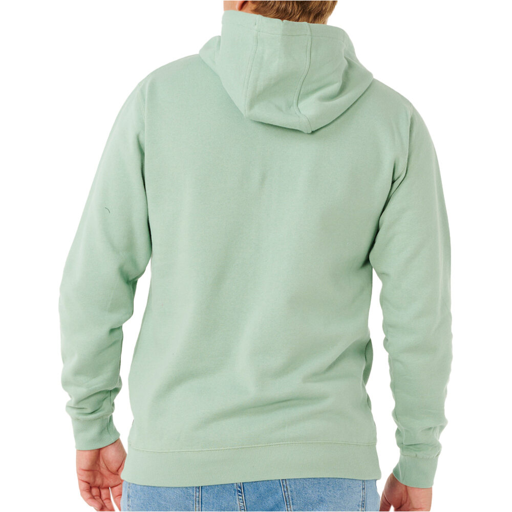 Rip Curl chaquetas hombre STREAMLINE ZIP THRU vista trasera