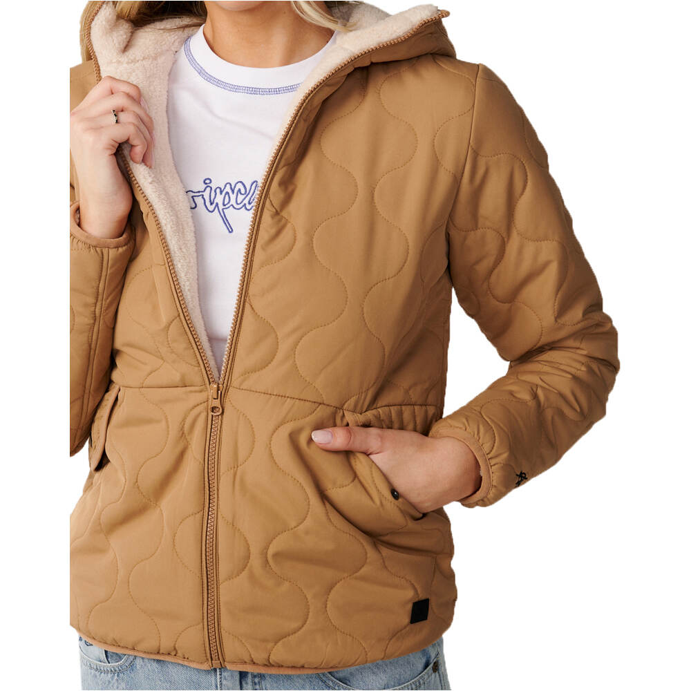 Rip Curl chaquetas mujer ANOETA CLASSIC QUILTED JACKET vista detalle