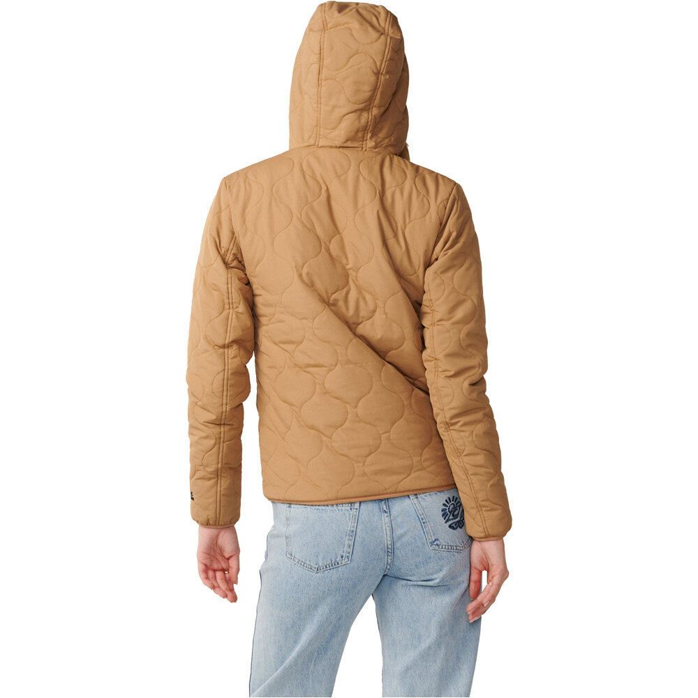 Rip Curl chaquetas mujer ANOETA CLASSIC QUILTED JACKET vista trasera
